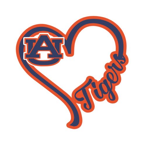 I Heart Auburn Decal