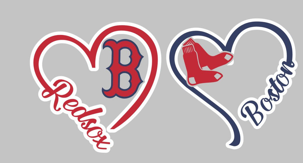I Heart Boston Decal