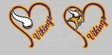 Load image into Gallery viewer, I Heart Vikings Decal